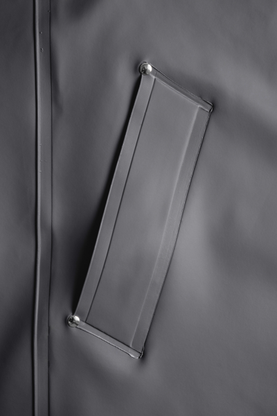 Stutterheim Stockholm Raincoat In Charcoal