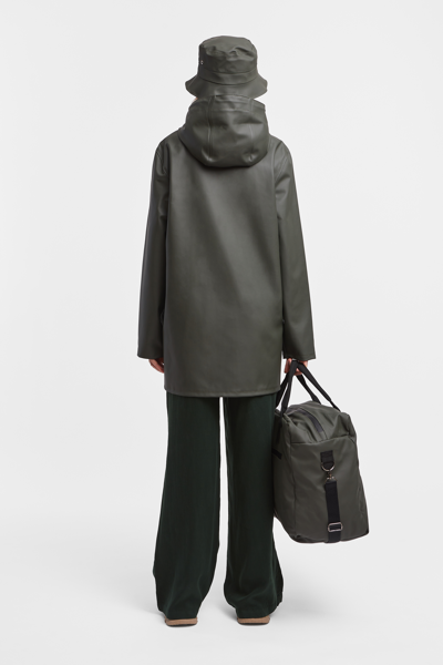 Shop Stutterheim Stockholm Raincoat In Green