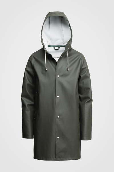 Shop Stutterheim Stockholm Raincoat In Green