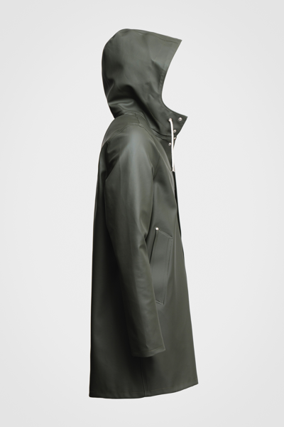 Shop Stutterheim Stockholm Raincoat In Green