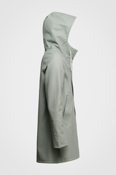 Stutterheim Stockholm Raincoat In Khaki Green