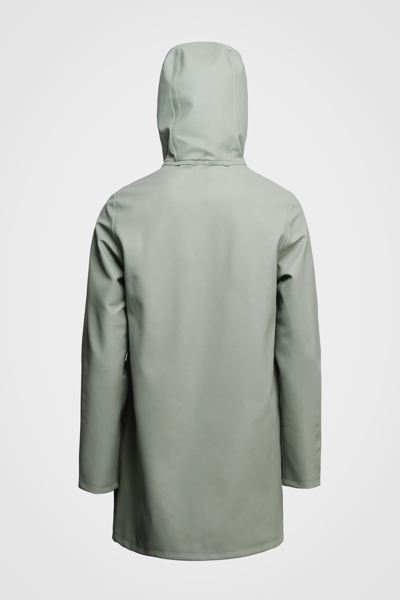 Stutterheim Stockholm Raincoat In Khaki Green