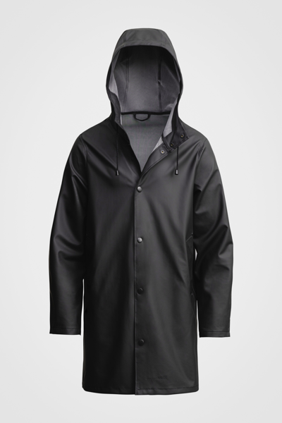 Shop Stutterheim Stockholm Lightweight Raincoat In Black