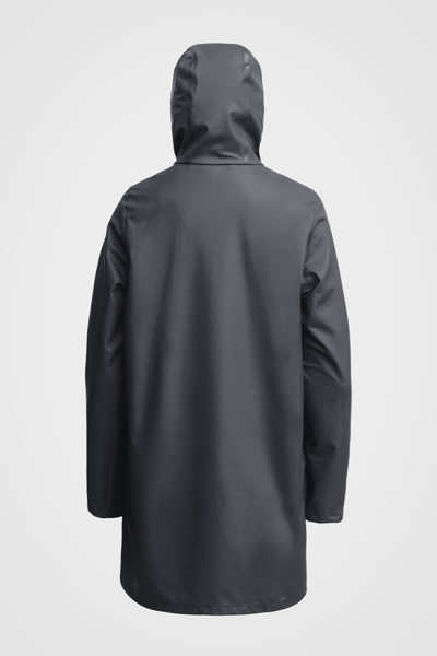 Stutterheim Stockholm Lightweight Raincoat In Charcoal