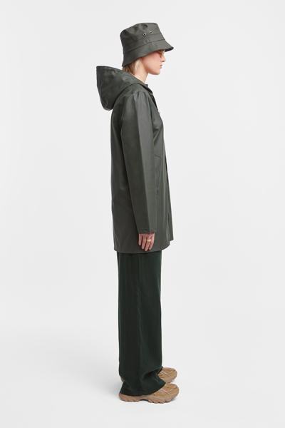 Stutterheim Stockholm Lightweight Raincoat In Green