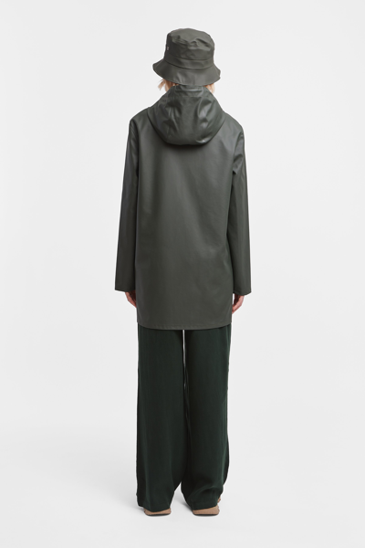 Shop Stutterheim Stockholm Lightweight Raincoat In Green