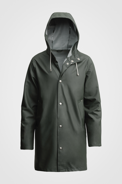 Shop Stutterheim Stockholm Lightweight Raincoat In Green