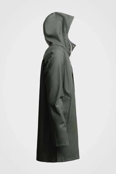 Shop Stutterheim Stockholm Lightweight Raincoat In Green