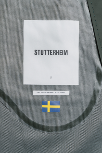 Shop Stutterheim Stockholm Lightweight Raincoat In Green