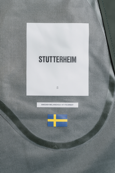 Stutterheim Stockholm Lightweight Raincoat In Green