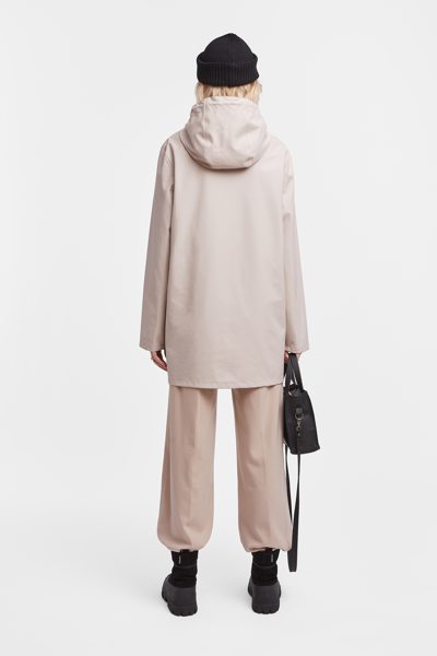 Shop Stutterheim Stockholm Lightweight Raincoat In Light Sand