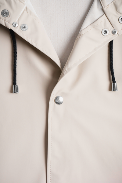 Stutterheim Stockholm Lightweight Raincoat In Light Sand