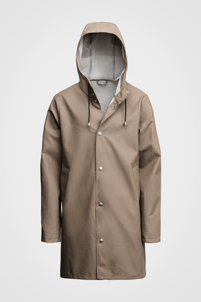 Shop Stutterheim Stockholm Lightweight Raincoat In Mole