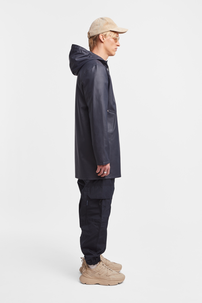 Stutterheim Stockholm Lightweight Raincoat In Navy