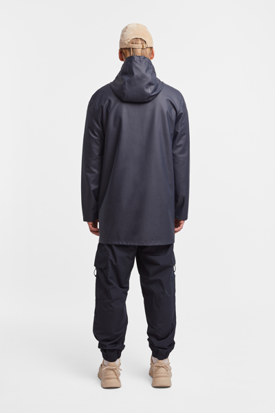 Stutterheim Stockholm Lightweight Raincoat In Navy
