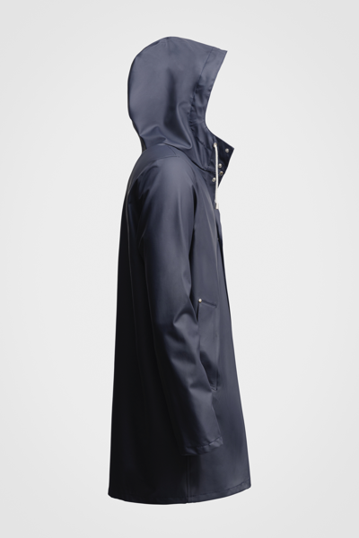 Stutterheim Stockholm Lightweight Raincoat In Navy