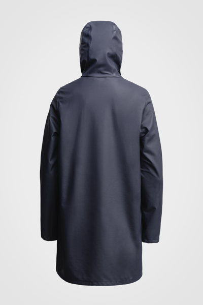 Stutterheim Stockholm Lightweight Raincoat In Navy