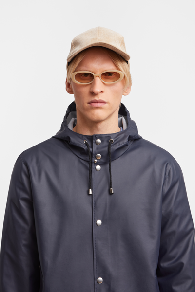 Stutterheim Stockholm Lightweight Raincoat In Navy