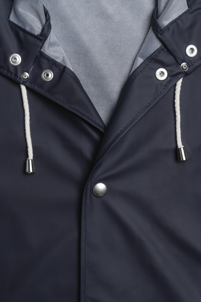 Stutterheim Stockholm Lightweight Raincoat In Navy