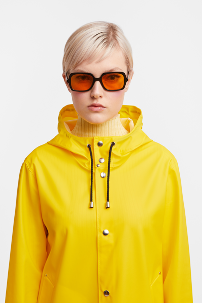 Shop Stutterheim Stockholm Lightweight Raincoat In Yellow