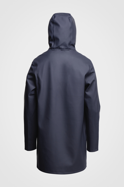 Shop Stutterheim Stockholm Raincoat In Navy