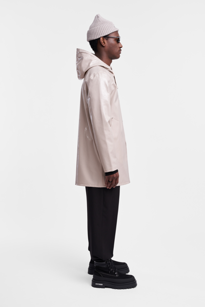 Shop Stutterheim Stockholm Opal Raincoat In Light Sand