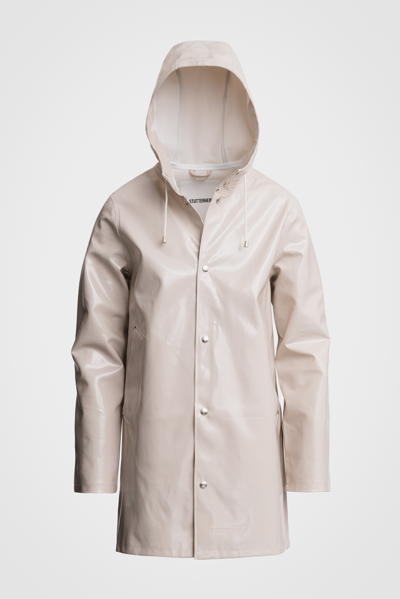 Shop Stutterheim Stockholm Opal Raincoat In Light Sand