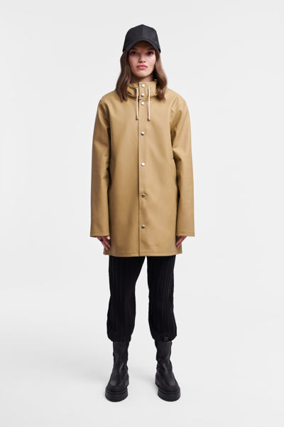 Stutterheim Stockholm Raincoat In Sand