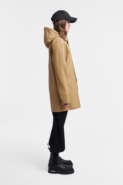 Stutterheim Stockholm Raincoat In Sand