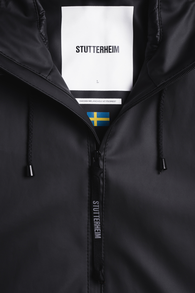 Stutterheim Stockholm Winter Jacket In Black