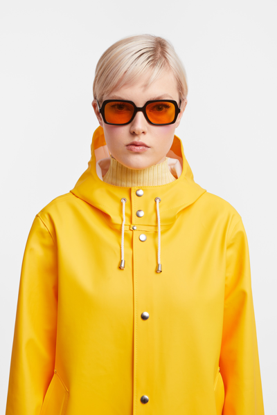 Stutterheim Stockholm Lightweight Raincoat In Warm Honey