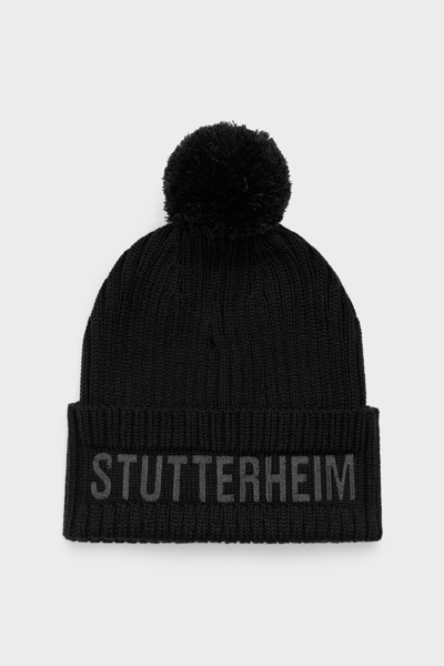 Shop Stutterheim April Beanie In Black