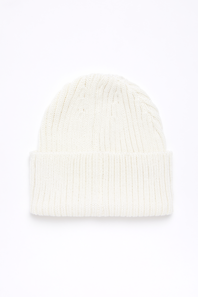 Stutterheim Big L Beanie In Off White