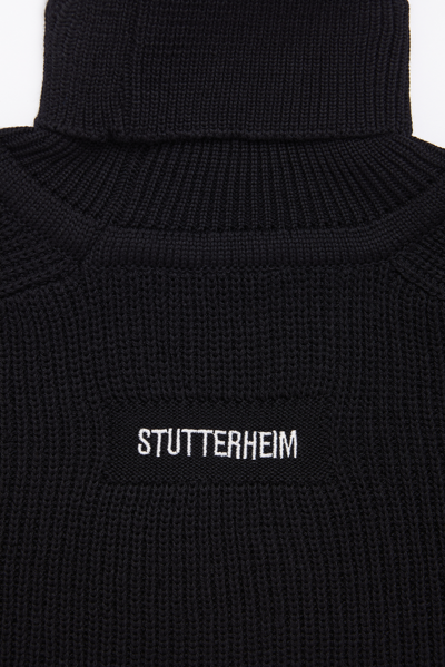 Shop Stutterheim Original Roller Sweater In Black
