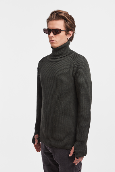 Stutterheim Original Roller Sweater In Green
