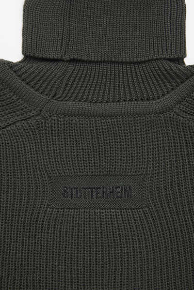 Shop Stutterheim Original Roller Sweater In Green