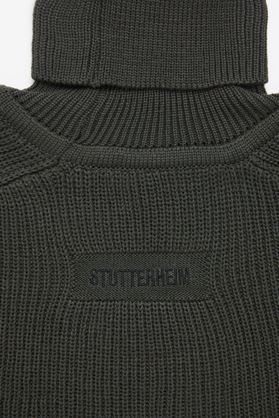 Stutterheim Original Roller Sweater In Green