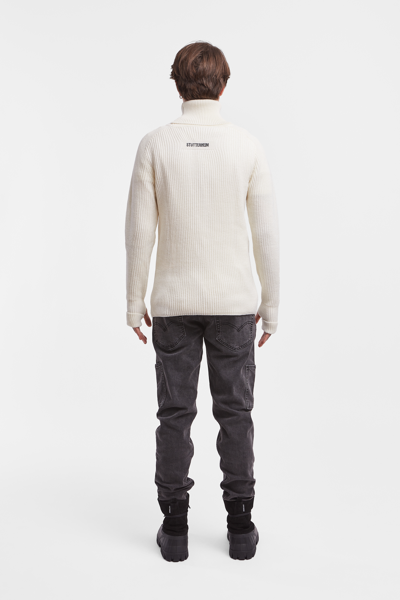 Shop Stutterheim Original Roller Sweater In Off White