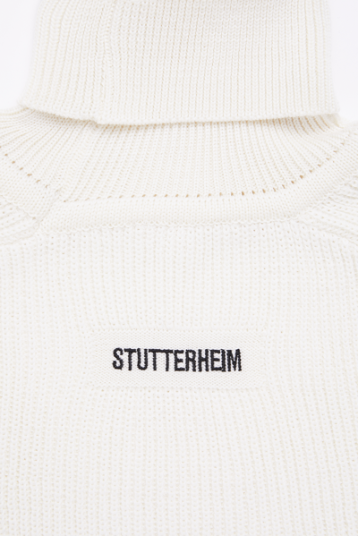 Shop Stutterheim Original Roller Sweater In Off White