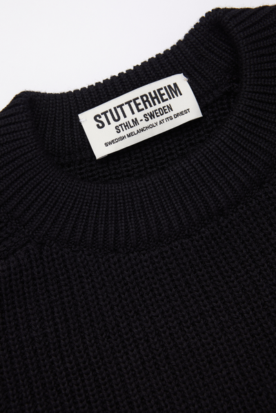 Stutterheim Original Sweater In Black