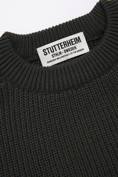 Stutterheim Original Sweater In Green