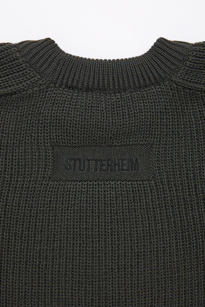 Stutterheim Original Sweater In Green