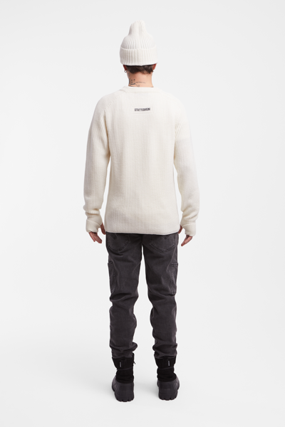 Stutterheim Original Sweater In Off White