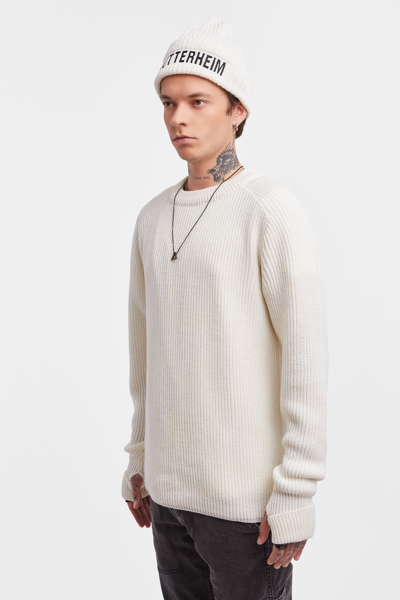 Shop Stutterheim Original Sweater Off- In Off White