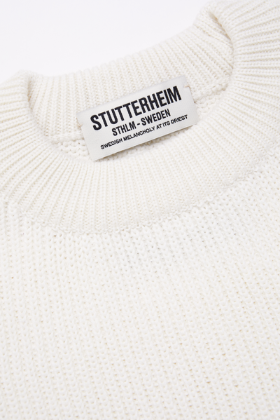 Stutterheim Original Sweater In Off White