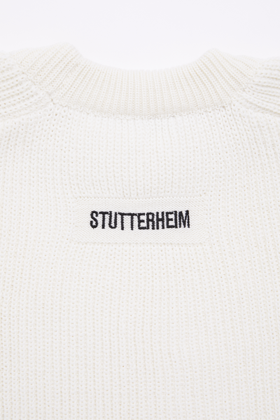 Stutterheim Original Sweater In Off White