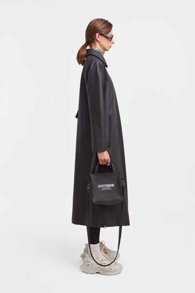 Shop Stutterheim Hornstull Long Raincoat In Black