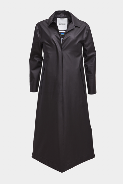 Shop Stutterheim Hornstull Long Raincoat In Black