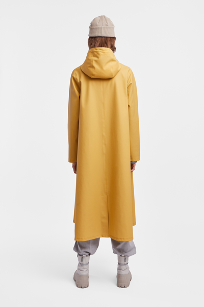 Shop Stutterheim Mosebacke Long Raincoat In Chai