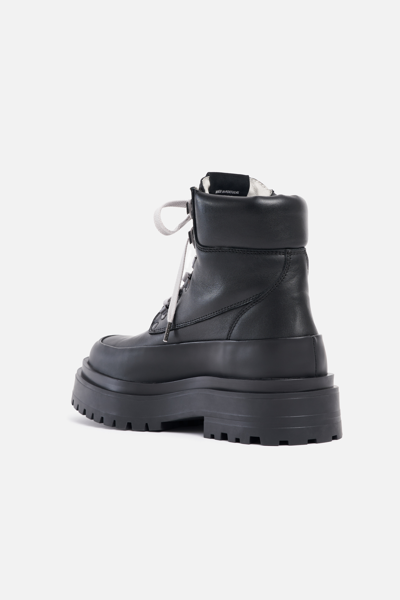 Stutterheim Road Walker Leather In Black